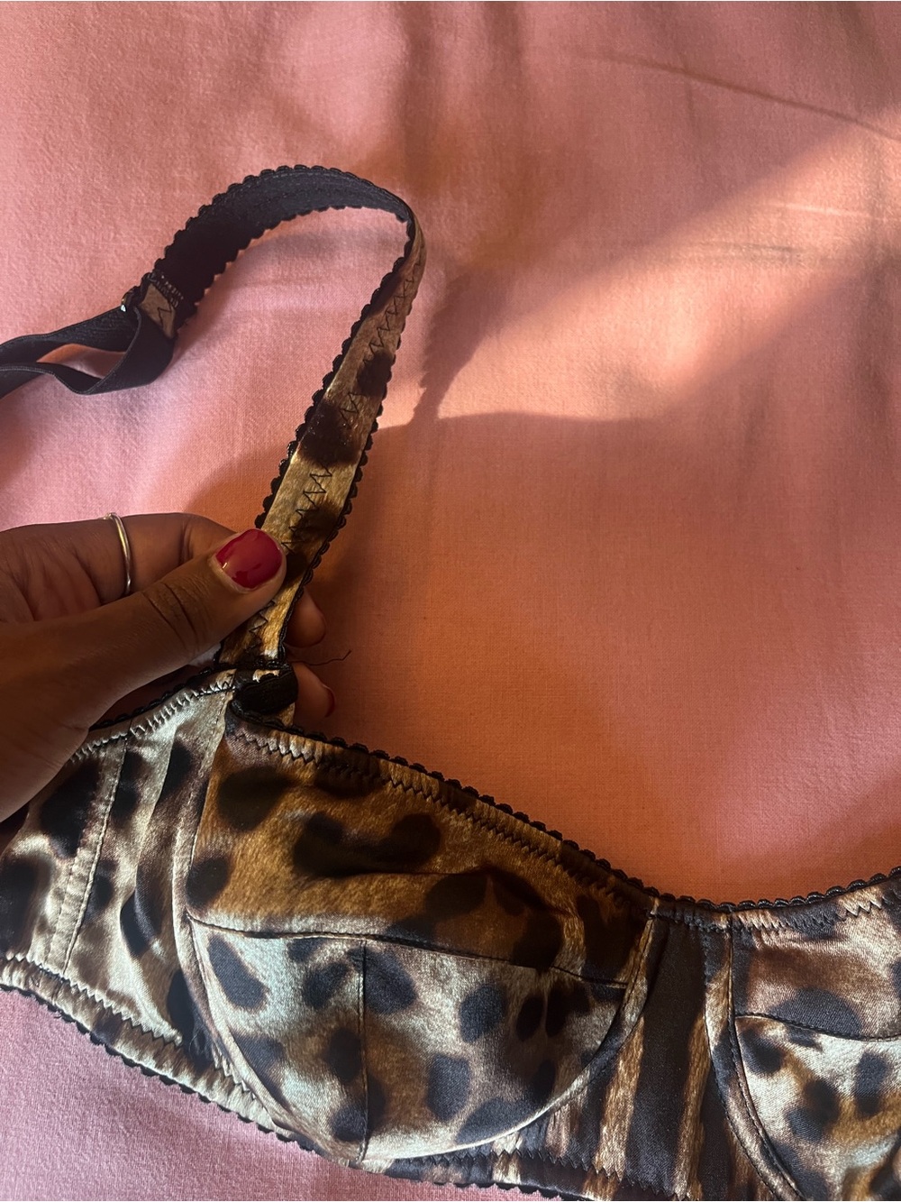 Leopard Print Underwire Bra - Picture 2 of 5